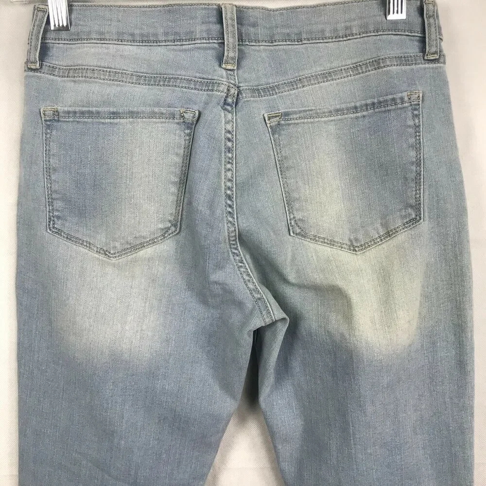 Banana Republic Jeans Womens Sz 6 Light Wash‎ Blue Mid Rise 5 Pocket